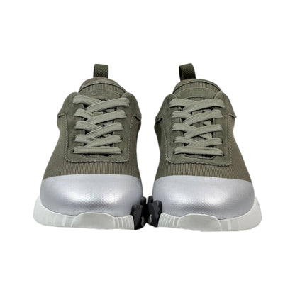💚🩶 Hermès Futuristic Colorblock Sneakers 👟⚡