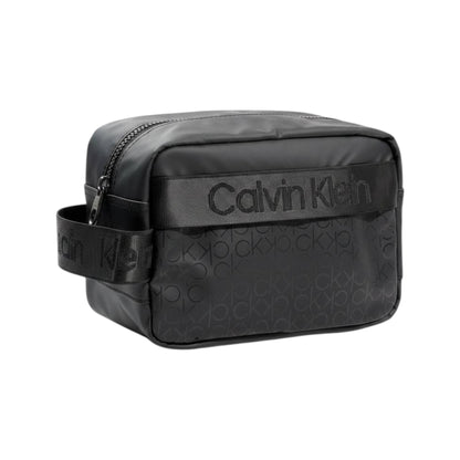 Calvin Klein Monogram Travel Pouch – All Black Edition 🖤🔥