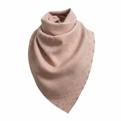 Louis Vuitton Monogram Jacquard Scarf 🌸 | Soft Pink Luxury Elegance