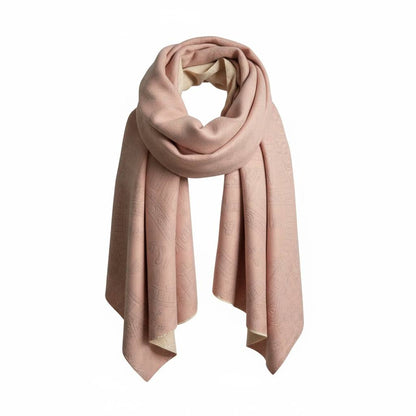 Louis Vuitton Monogram Jacquard Scarf 🌸 | Soft Pink Luxury Elegance