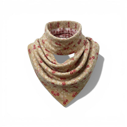 Louis Vuitton Cherry Monogram Scarf 🍒✨ | Playful Luxury Icon
