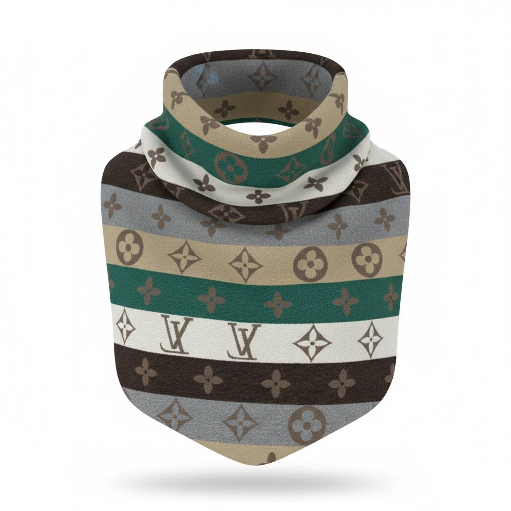 Louis Vuitton Double-Face Monogram Scarf 🧣✨ | Reversible Brown & Green Icon