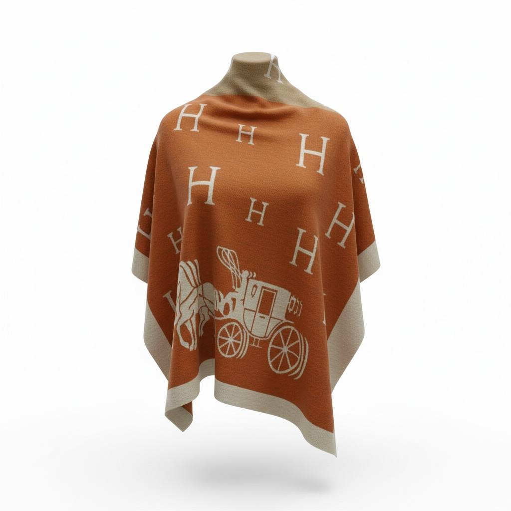 Hermès Double-Face Horse Carriage Scarf 🐎✨ | Timeless Luxury Wrap