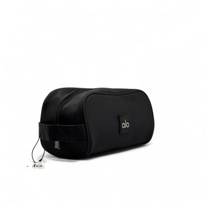 Alo Signature Black Toiletry Bag 🧴🧳 | Sleek & Stylish Travel Pouch