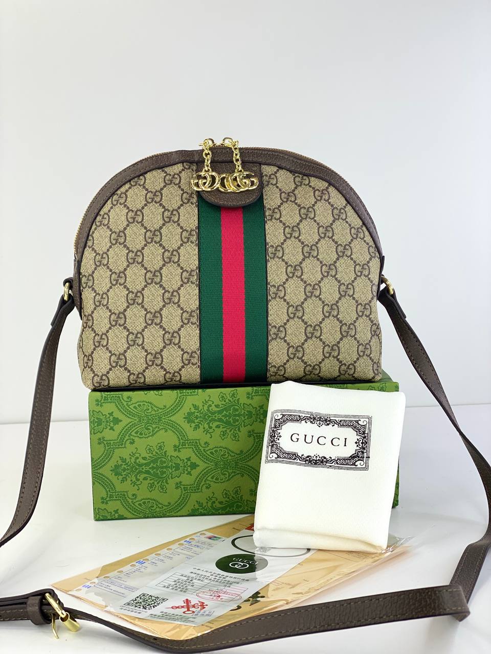 Gucci Ophidia GG Supreme Dome Bag