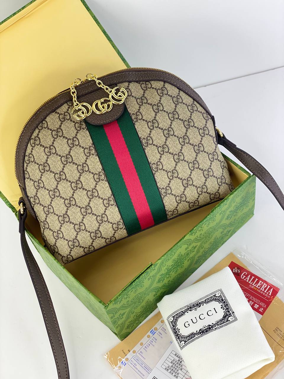 Gucci Ophidia GG Supreme Dome Bag
