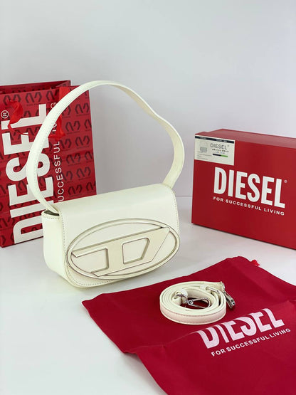 Diesel Signature Shoulder Bag with Logo Emblem