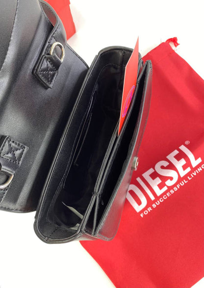 Diesel Signature Shoulder Bag with Logo Emblem