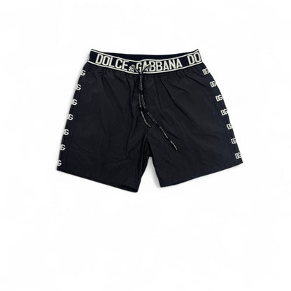 Dolce & Gabbana Black Logo swim Shorts – Bold Luxury Streetwear 🖤✨