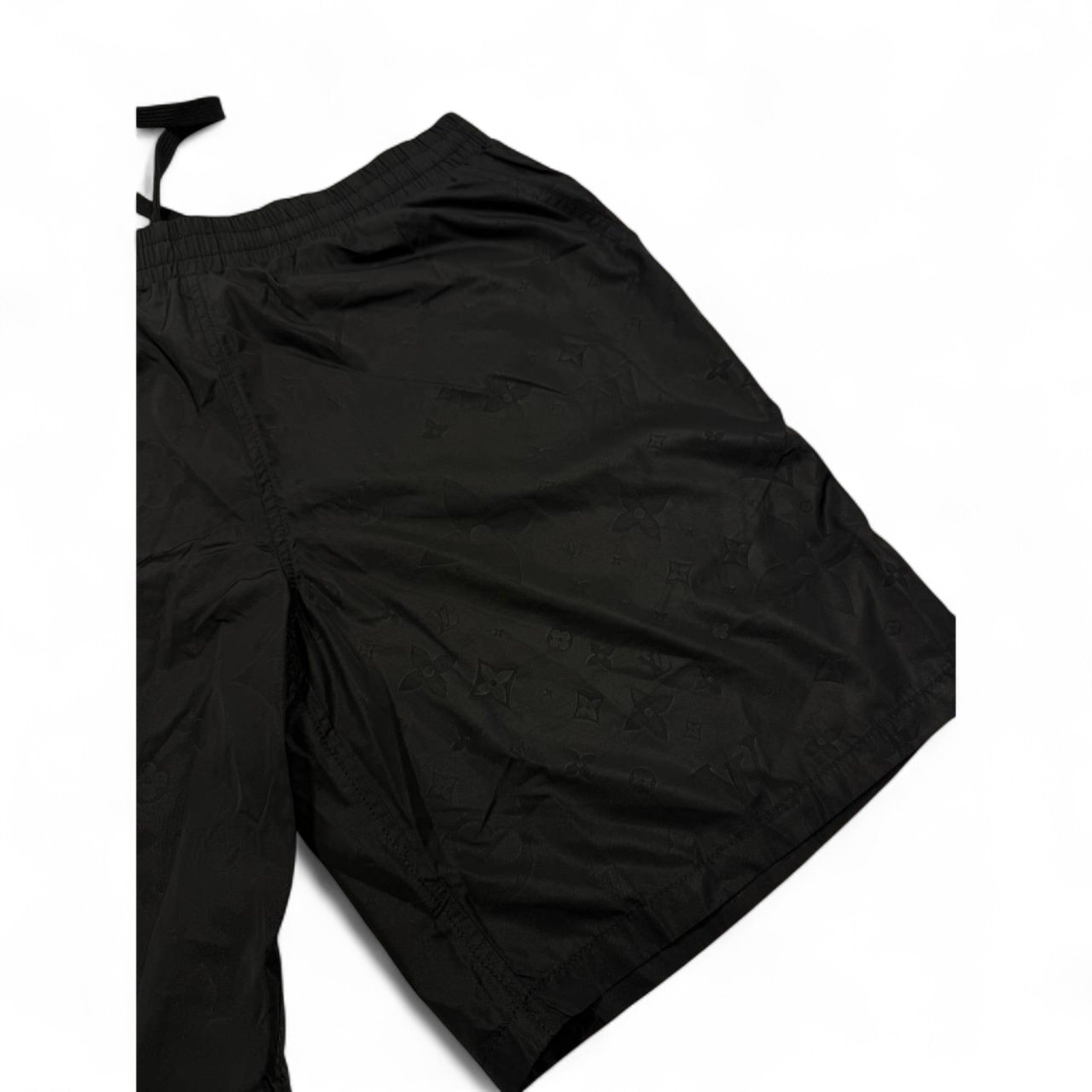 Louis Vuitton Black Swim Short – Subtle Monogram Luxury 🩳✨