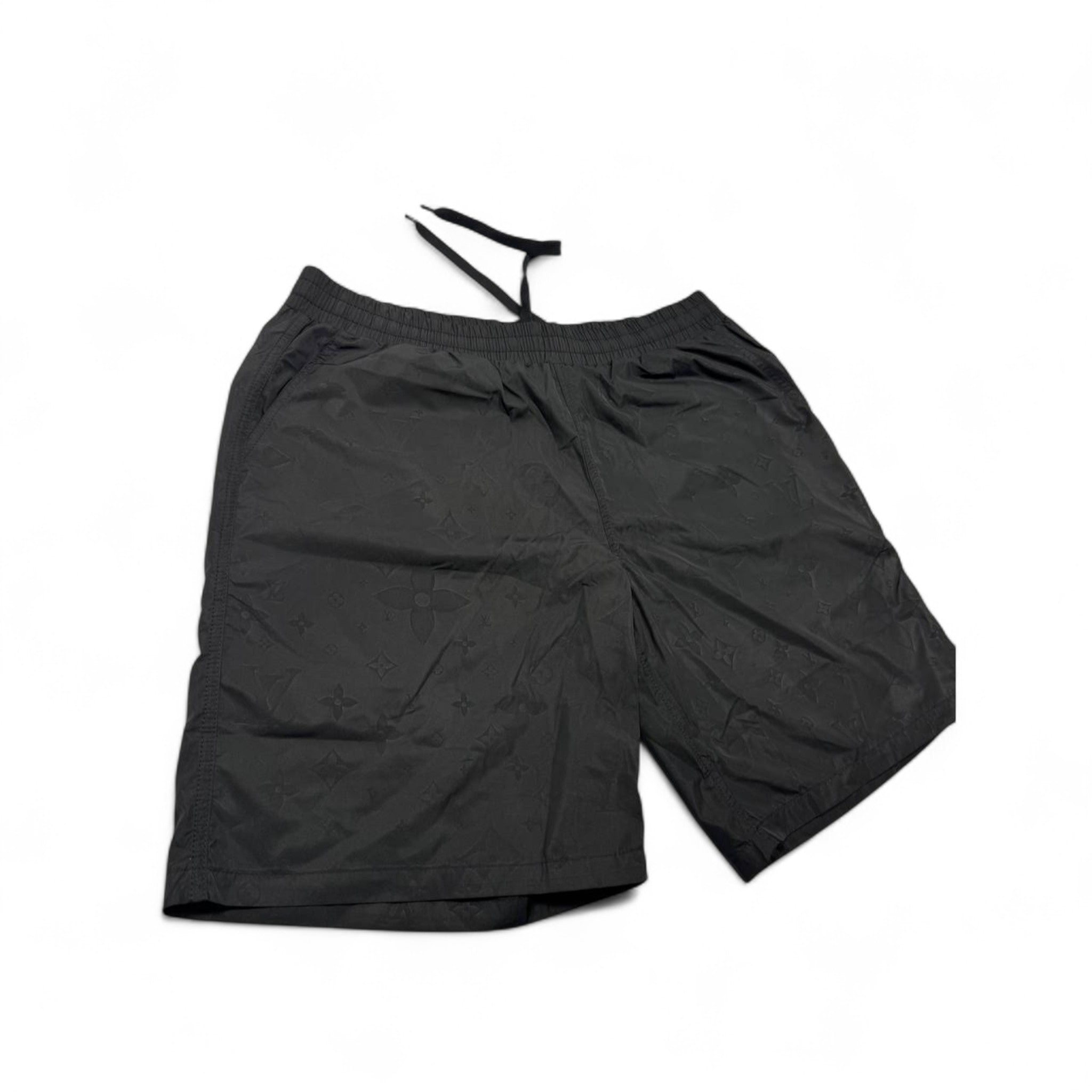 Louis Vuitton Black Swim Short – Subtle Monogram Luxury 🩳✨