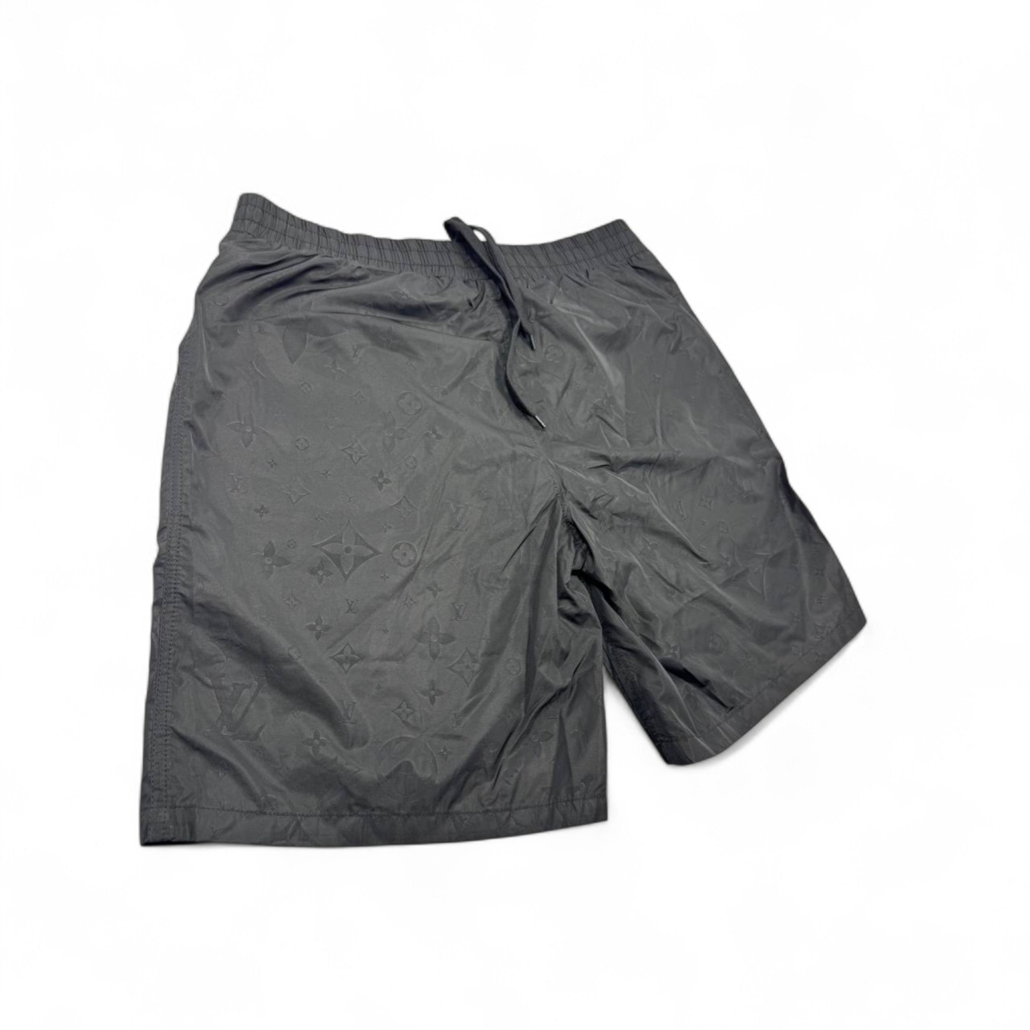 Louis Vuitton Black Swim Short – Subtle Monogram Luxury 🩳✨