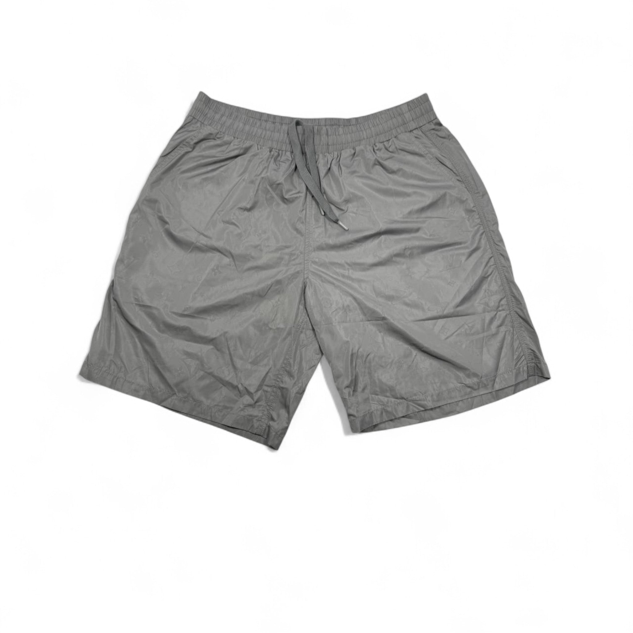 Louis Vuitton Grey Swim Short – Subtle Monogram Elegance 🩳🌫️
