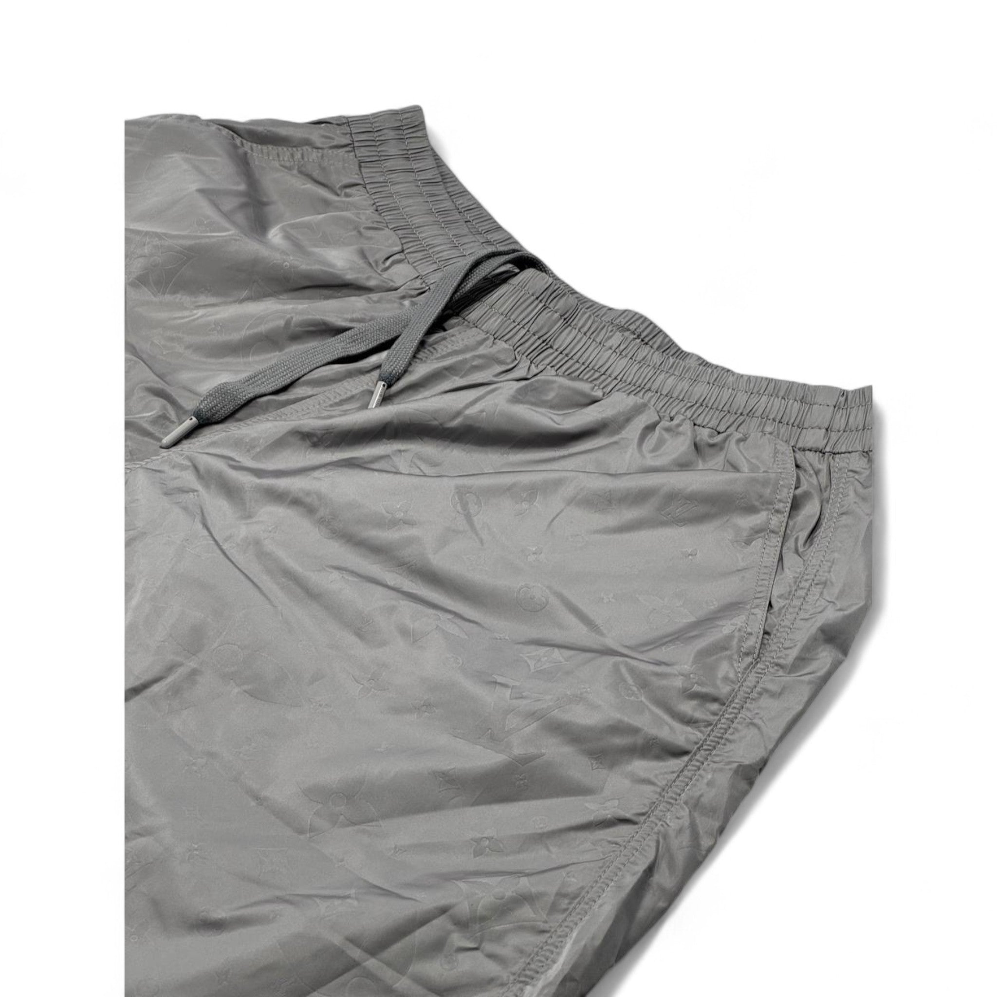 Louis Vuitton Grey Swim Short – Subtle Monogram Elegance 🩳🌫️