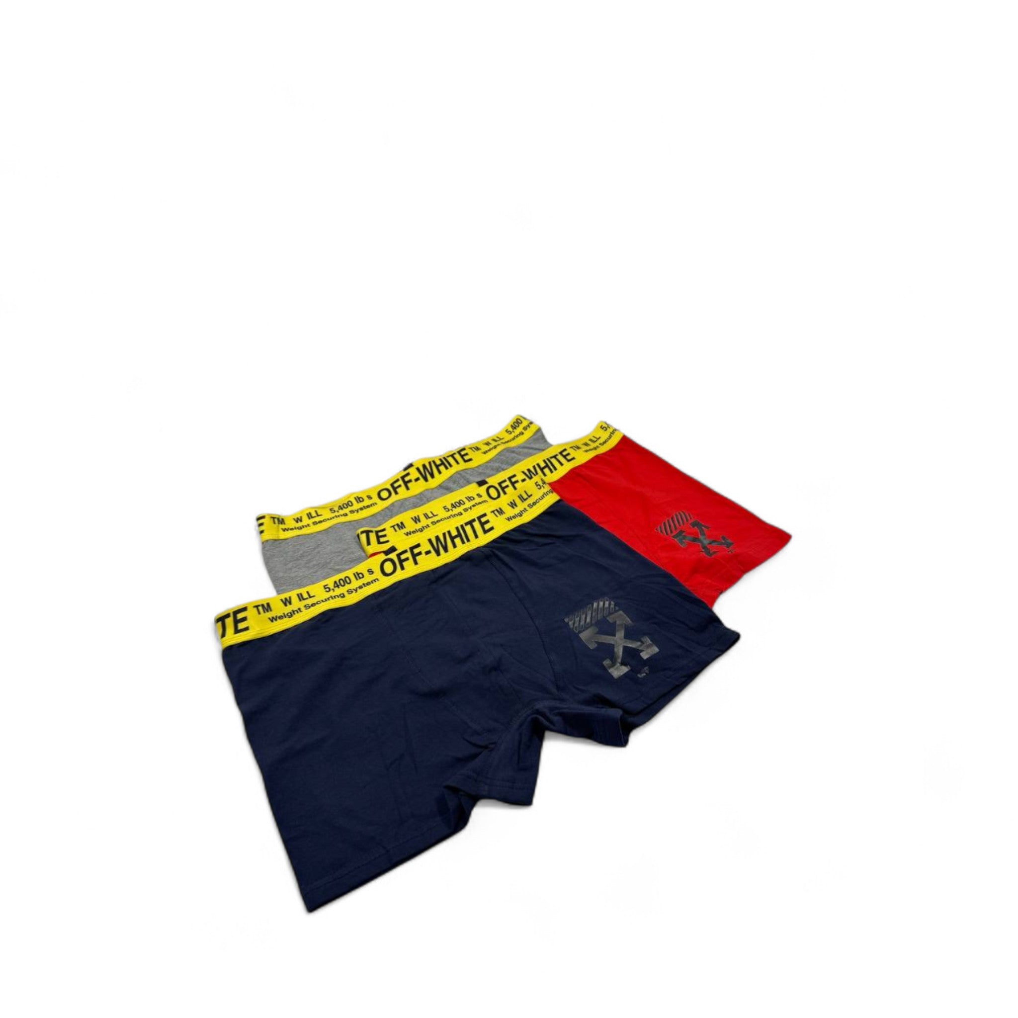 Off-White Boxer Set – 3-Pack Designer Underwear 🩲🔥