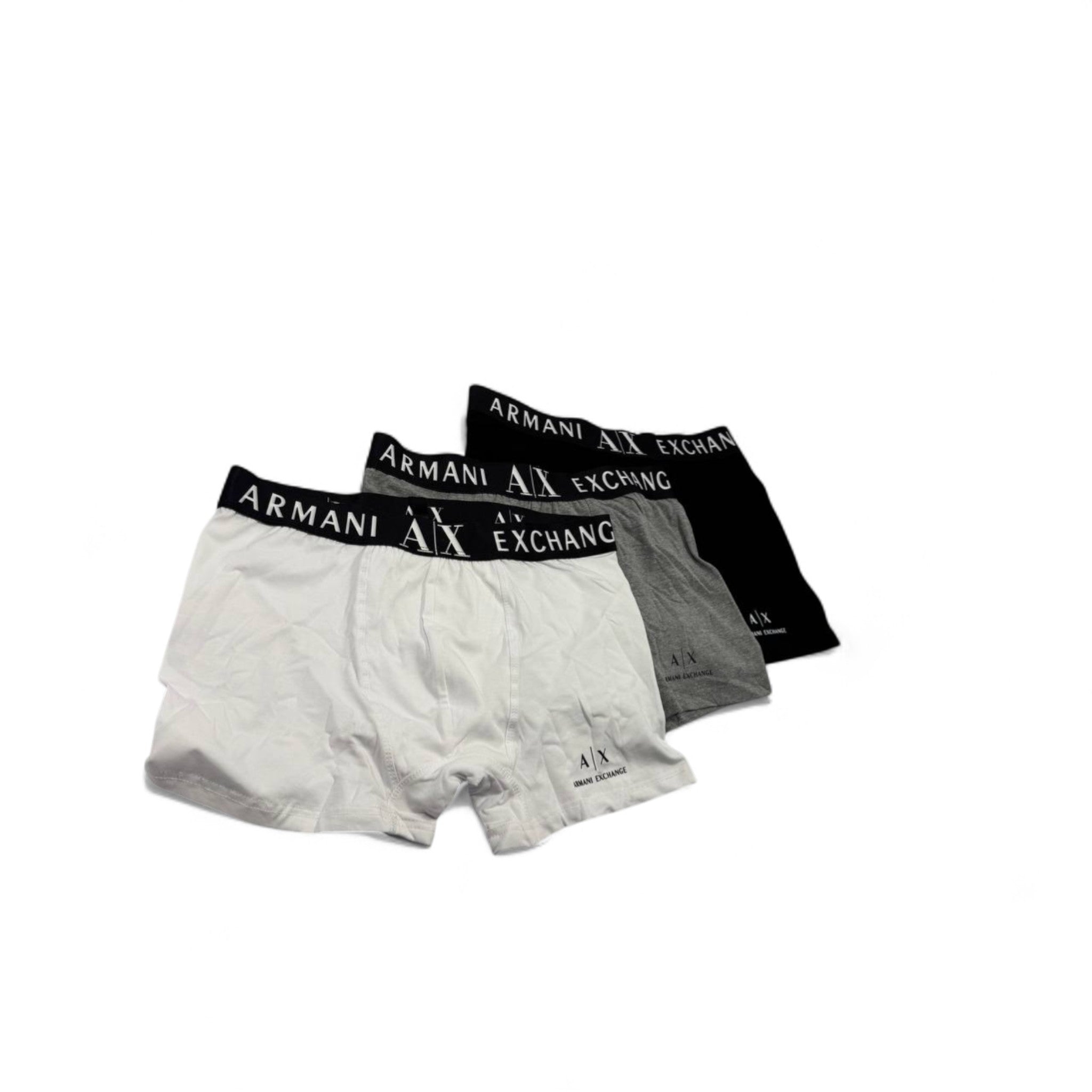 Armani Exchange Boxer Briefs – 3-Pack Classic Essentials 🩲🖤
