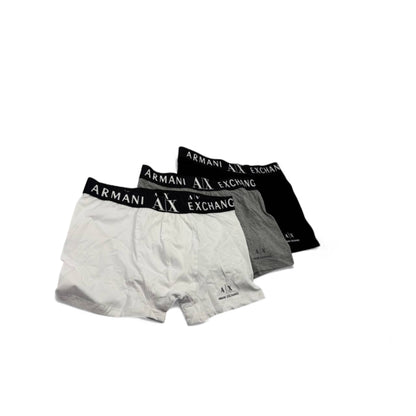 Armani Exchange Boxer Briefs – 3-Pack Classic Essentials 🩲🖤