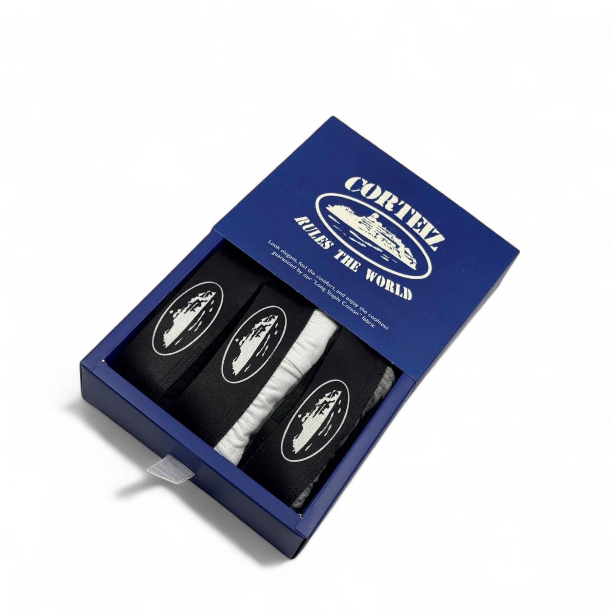 Corteiz Boxer Briefs – 3-Pack Rule the World Set 🩲🔥