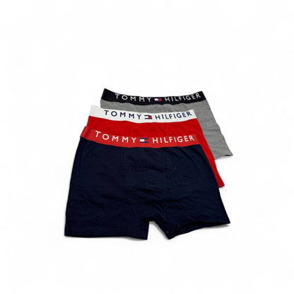 Tommy Hilfiger Boxer Briefs – 3-Pack Logo Waistband Edition 🩲🔴⚪🔵