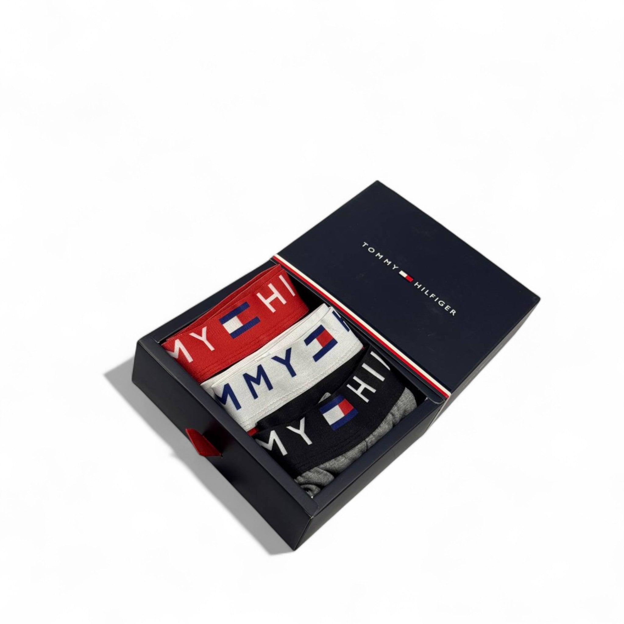 Tommy Hilfiger Boxer Briefs – 3-Pack Logo Waistband Edition 🩲🔴⚪🔵