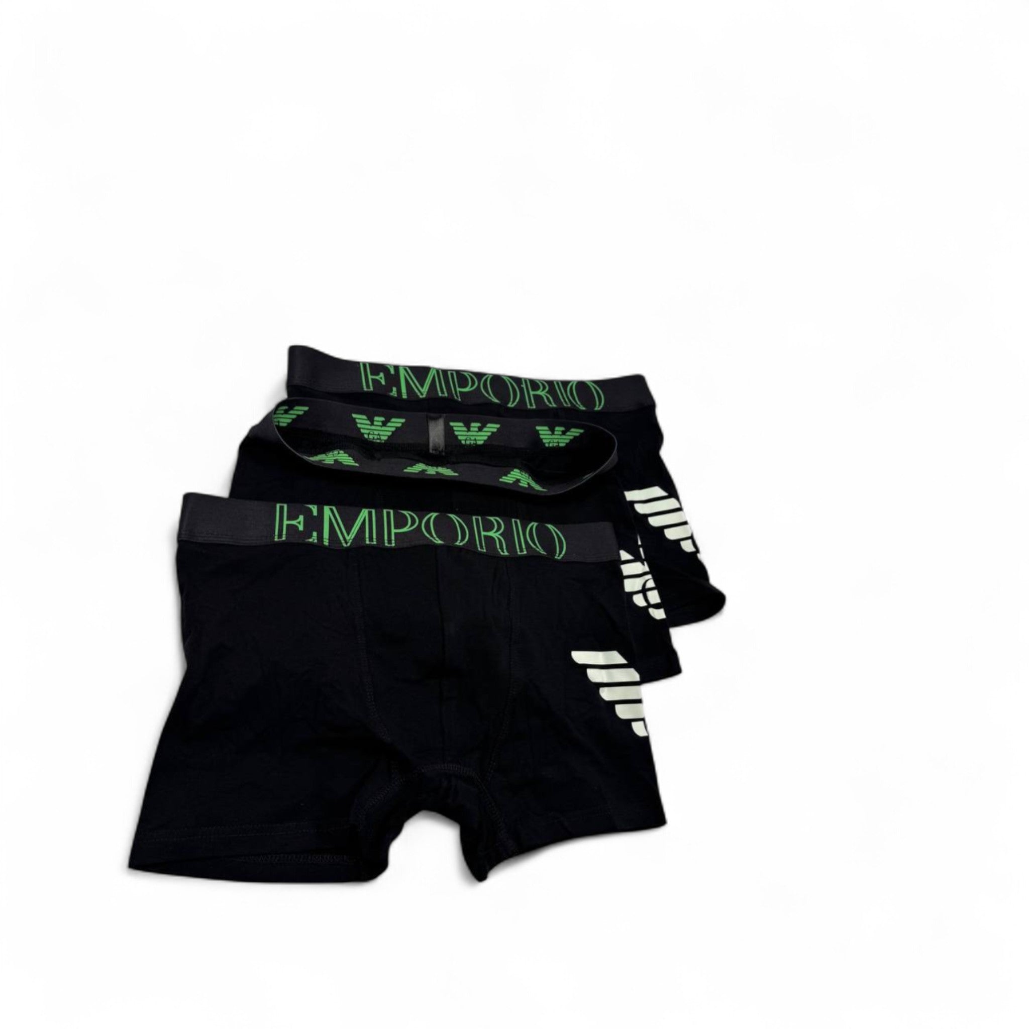Emporio Armani Boxer Briefs – 3-Pack Neon Eagle Edition 🩲🦅