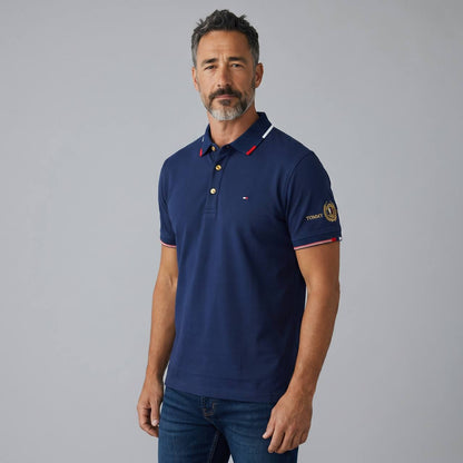 Tommy Hilfiger Premium Contrast Polo – Navy Edition 🔵🇺🇸