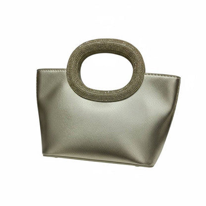 Champagne Crystal Halo Tote ✨🥂 | Luxury Rhinestone Statement Handbag