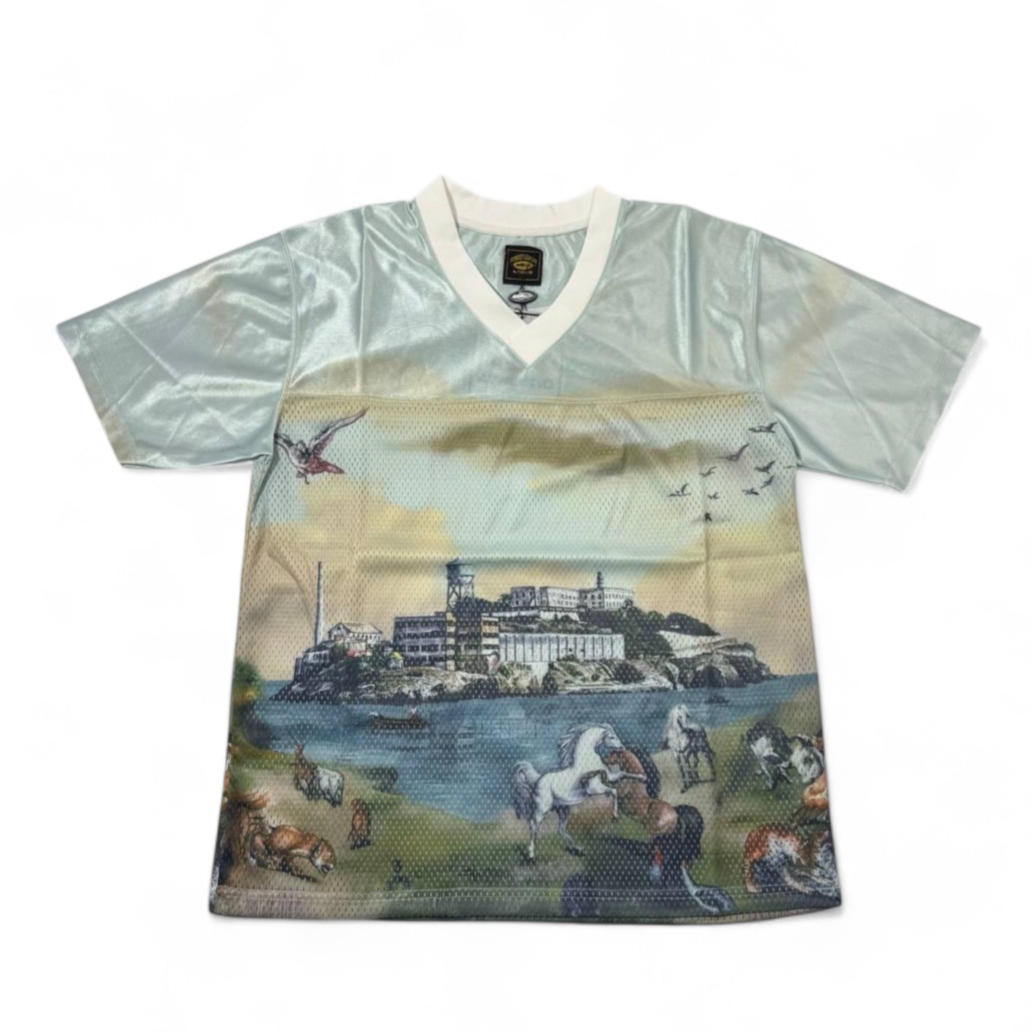 Corteiz Island Escape Mesh Jersey Tee 🌊🏞️