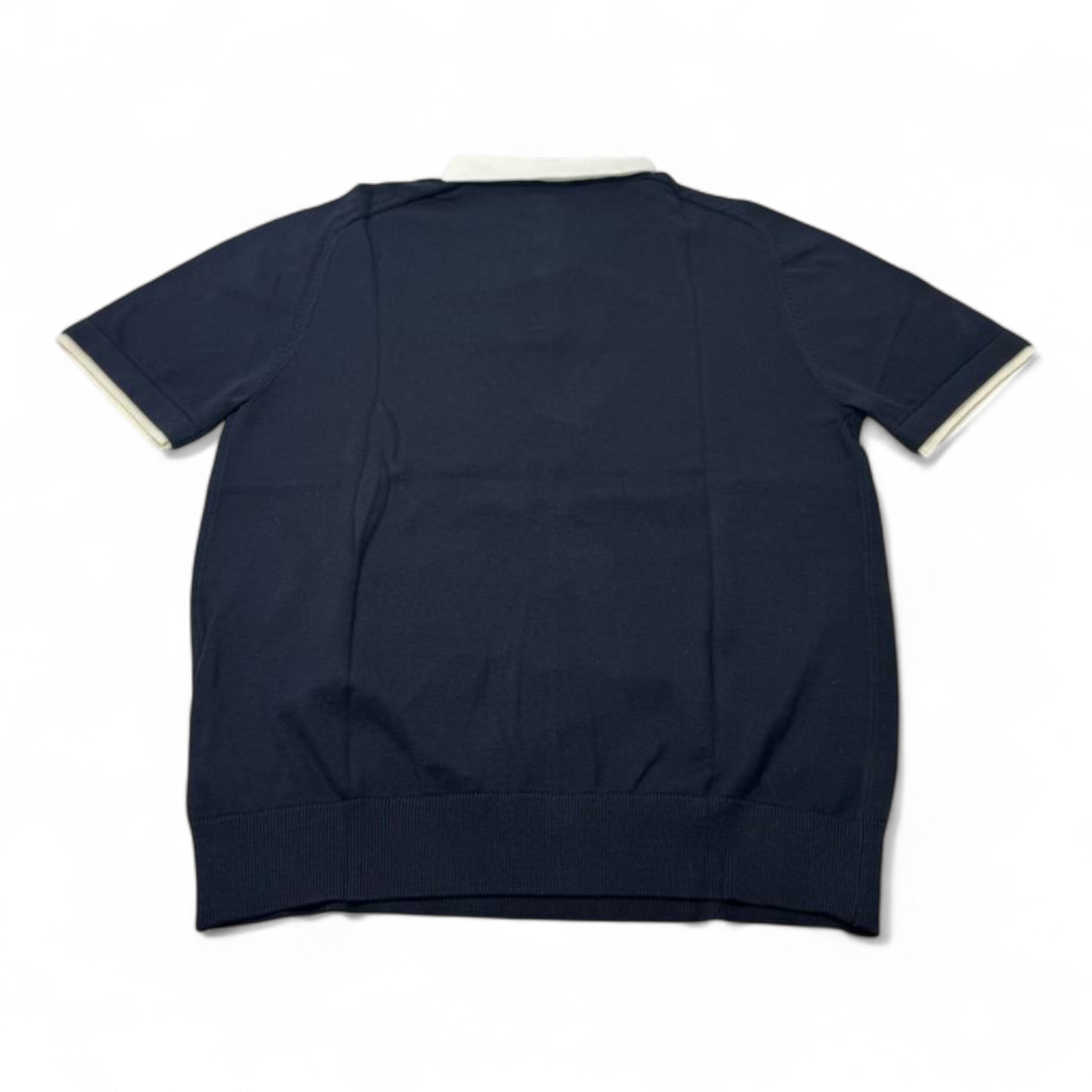 🕴️ Louis Vuitton Embroidered Polo – Navy & White Elegance ⚪🔵