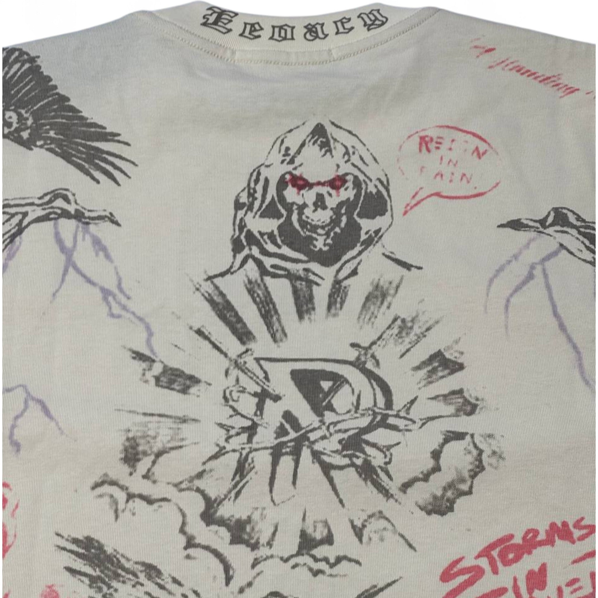 ⚡ Represent “Born to Roam” Graphic Tee – Light Bone Edition 🐺🔥