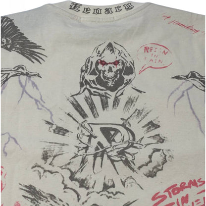 ⚡ Represent “Born to Roam” Graphic Tee – Light Bone Edition 🐺🔥