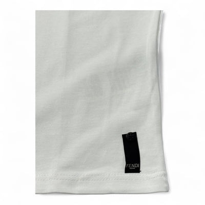 Fendi Mini Patch Icon Tee – White Edition