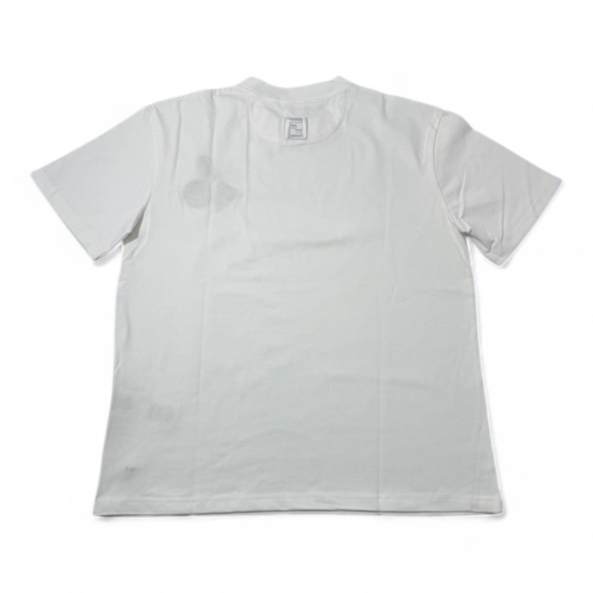 🤍 Fendi Mini Patch Icon Tee – White Edition 🎯🍕🧵