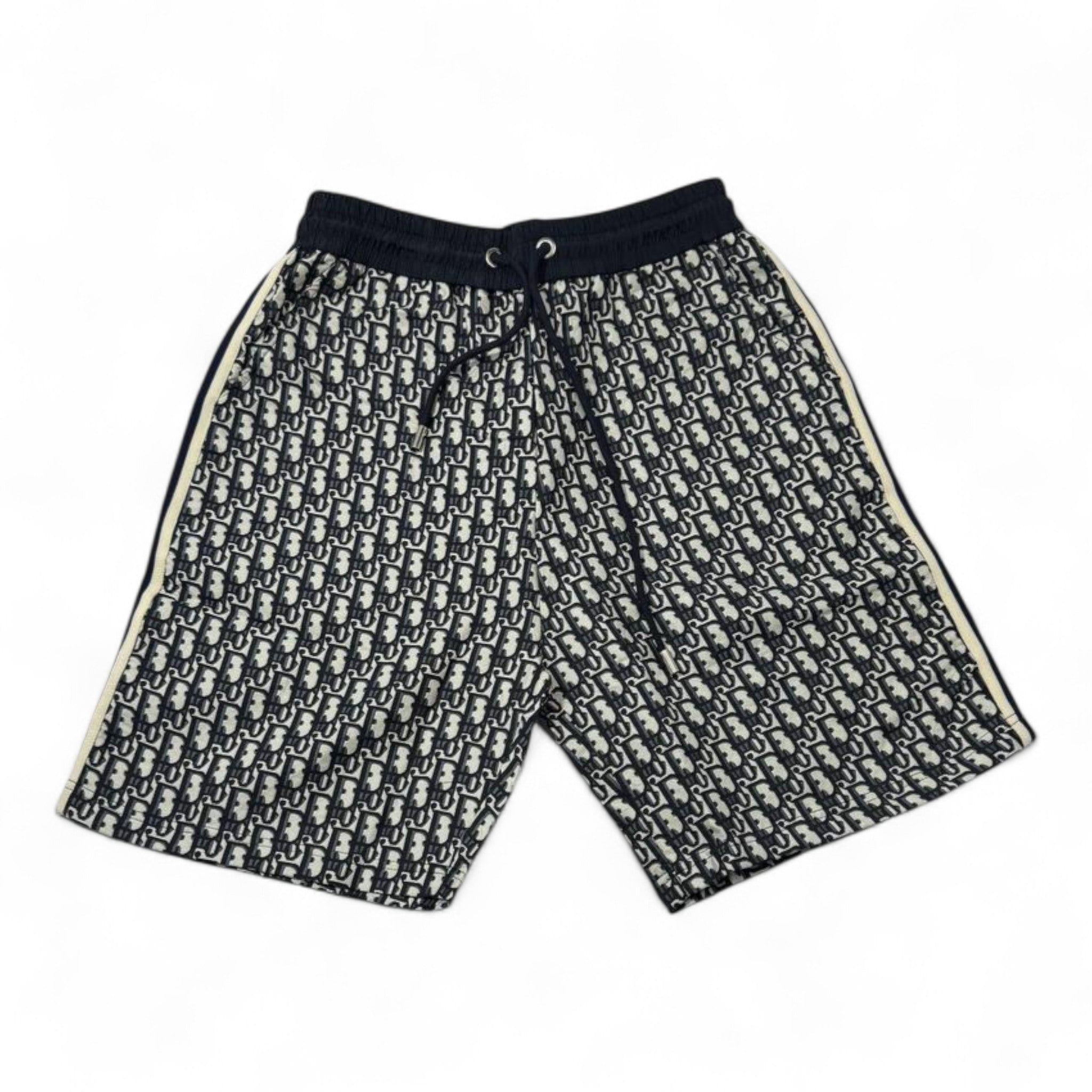 🖤 Dior Oblique Monogram Shorts – Navy Blue Luxury Streetwear Edition ✨