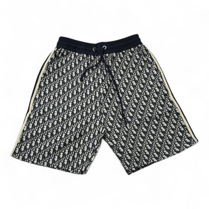 🖤 Dior Oblique Monogram Shorts – Navy Blue Luxury Streetwear Edition ✨