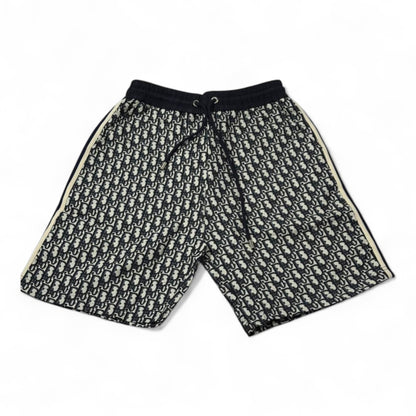 🖤 Dior Oblique Monogram Shorts – Navy Blue Luxury Streetwear Edition ✨