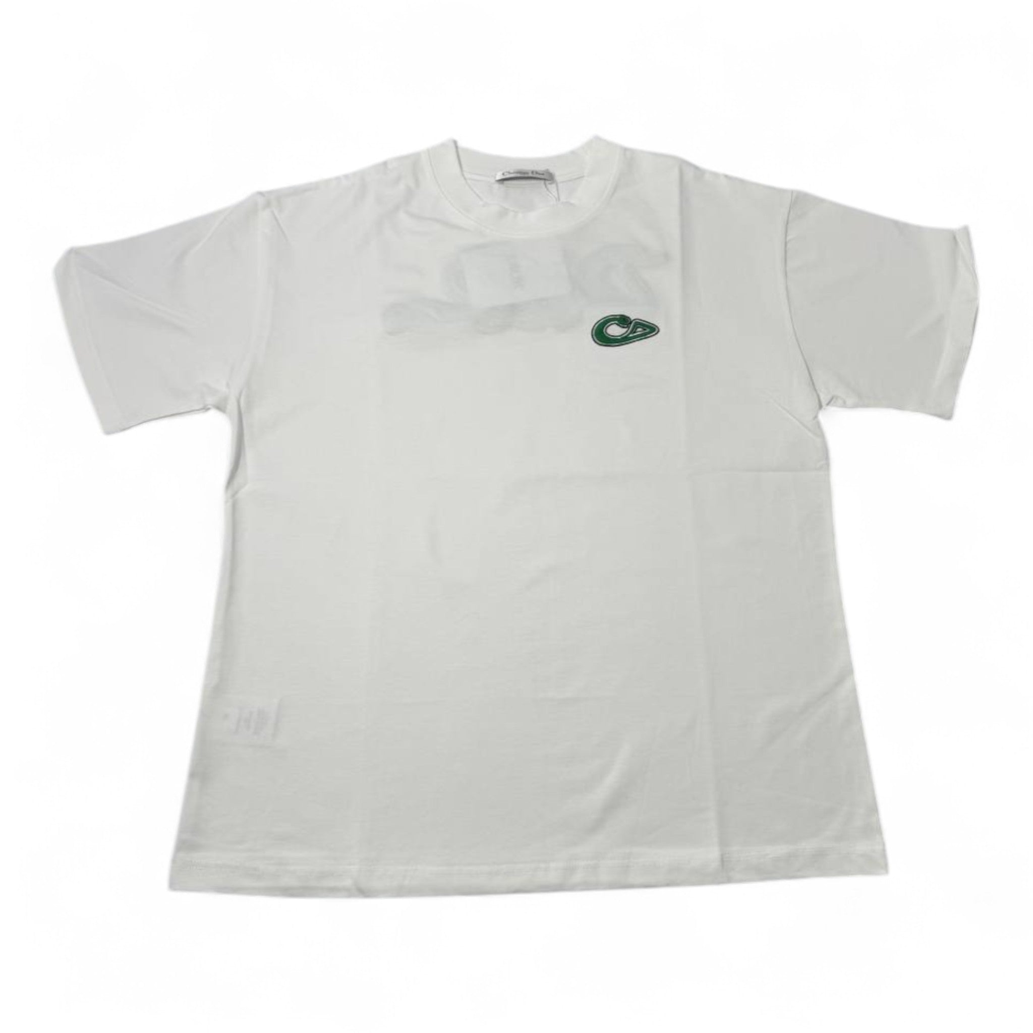 🐍 DIOR White Snake Logo Tee – Venomous Style, Timeless Cool 👕