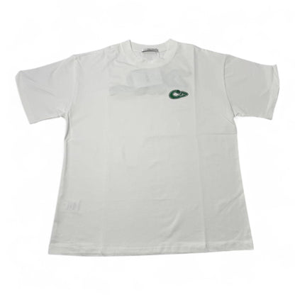 🐍 DIOR White Snake Logo Tee – Venomous Style, Timeless Cool 👕