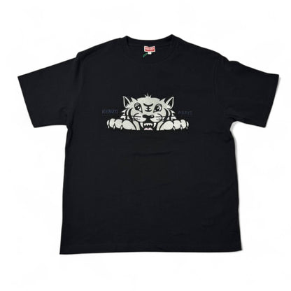🐯 Kenzo Black Tiger Peek Tee – Fearless Fashion from Paris 🖤
