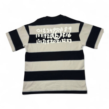 🖤 MM6 Maison Margiela Striped Tee – Bold, Graphic, Parisian Cool 🎨