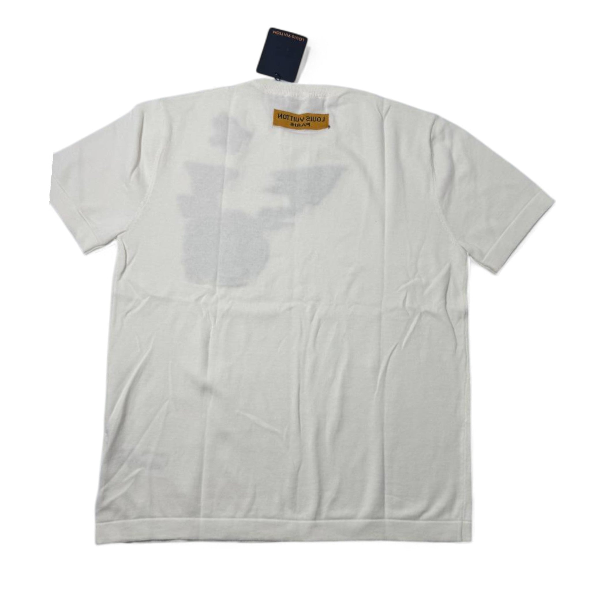 🎨 Louis Vuitton Cartoon Patch Tee – Playful Luxury in Motion 💥