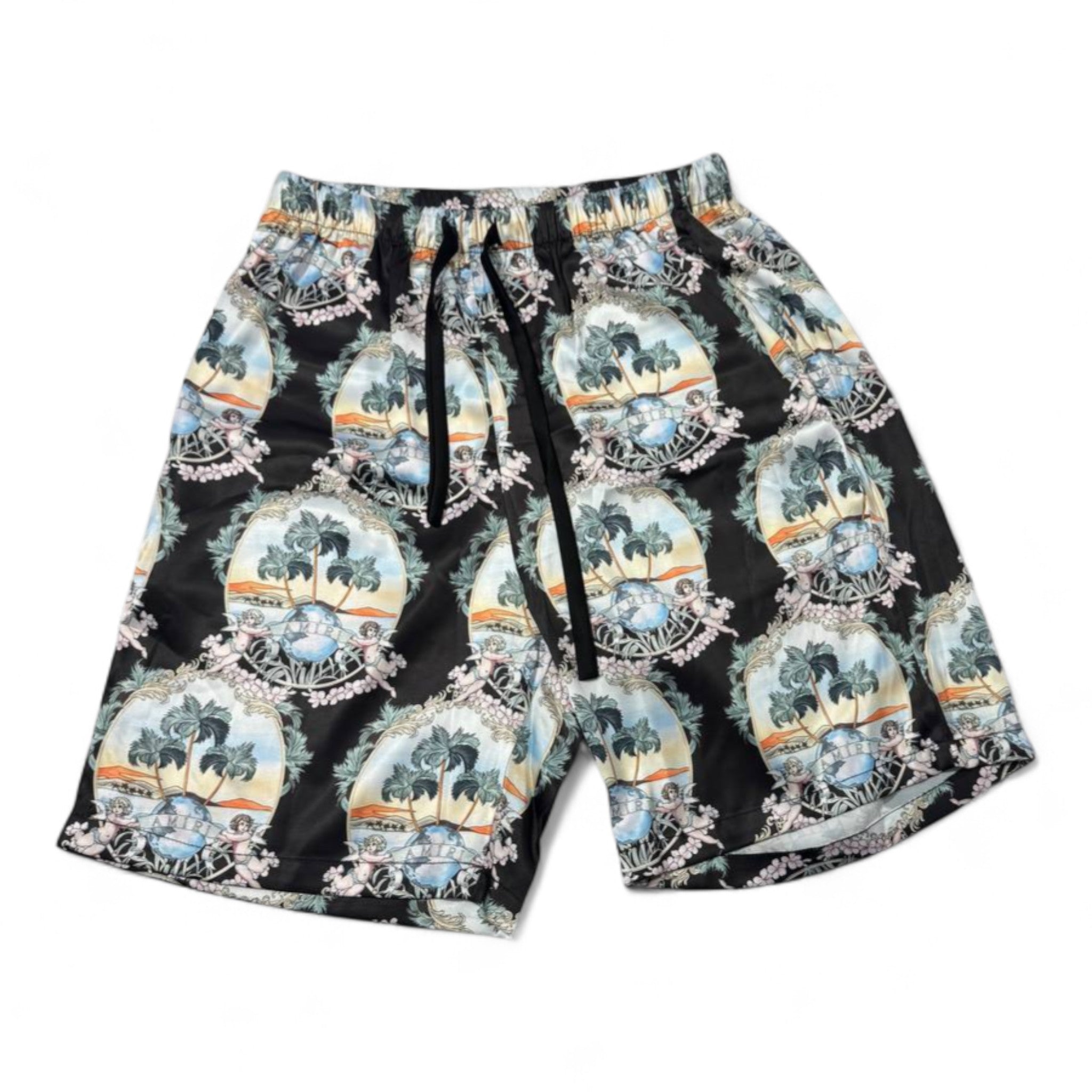 🌴 AMIRI Tropical Vacation Set – Sunset Luxury in Motion 🐚