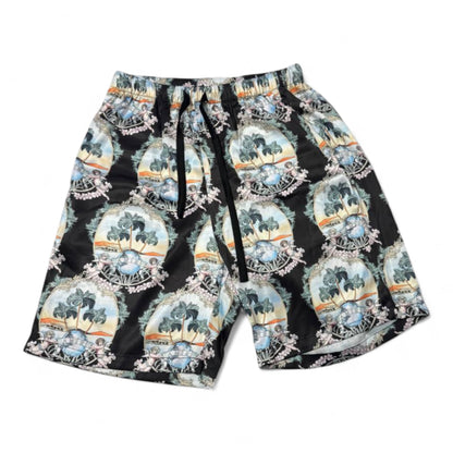 🌴 AMIRI Tropical Vacation Set – Sunset Luxury in Motion 🐚