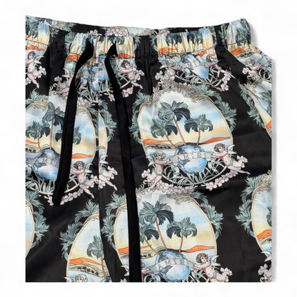 🌴 AMIRI Tropical Vacation Set – Sunset Luxury in Motion 🐚