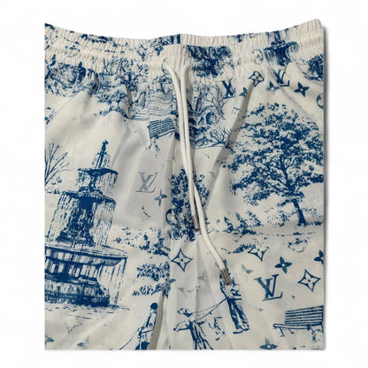 💙 Louis Vuitton Toile de Jouy Set – Parisian Art Meets Summer Vibes 🏛️