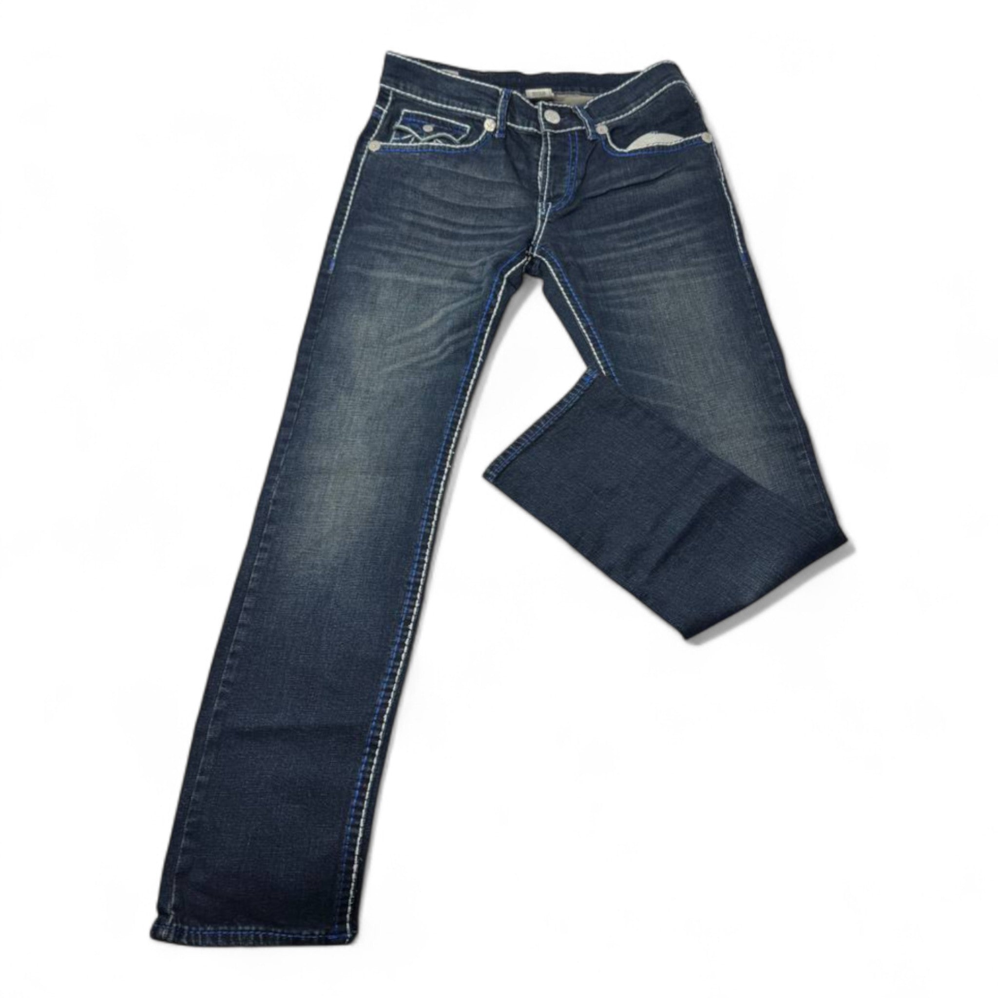 🔵 True Religion Super T Jeans – Iconic Stitch, Legendary Fit 💥