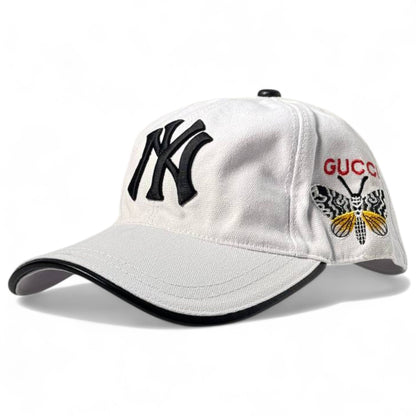 Gucci x New York Yankees White Baseball Cap – Luxury Collaboration Icon