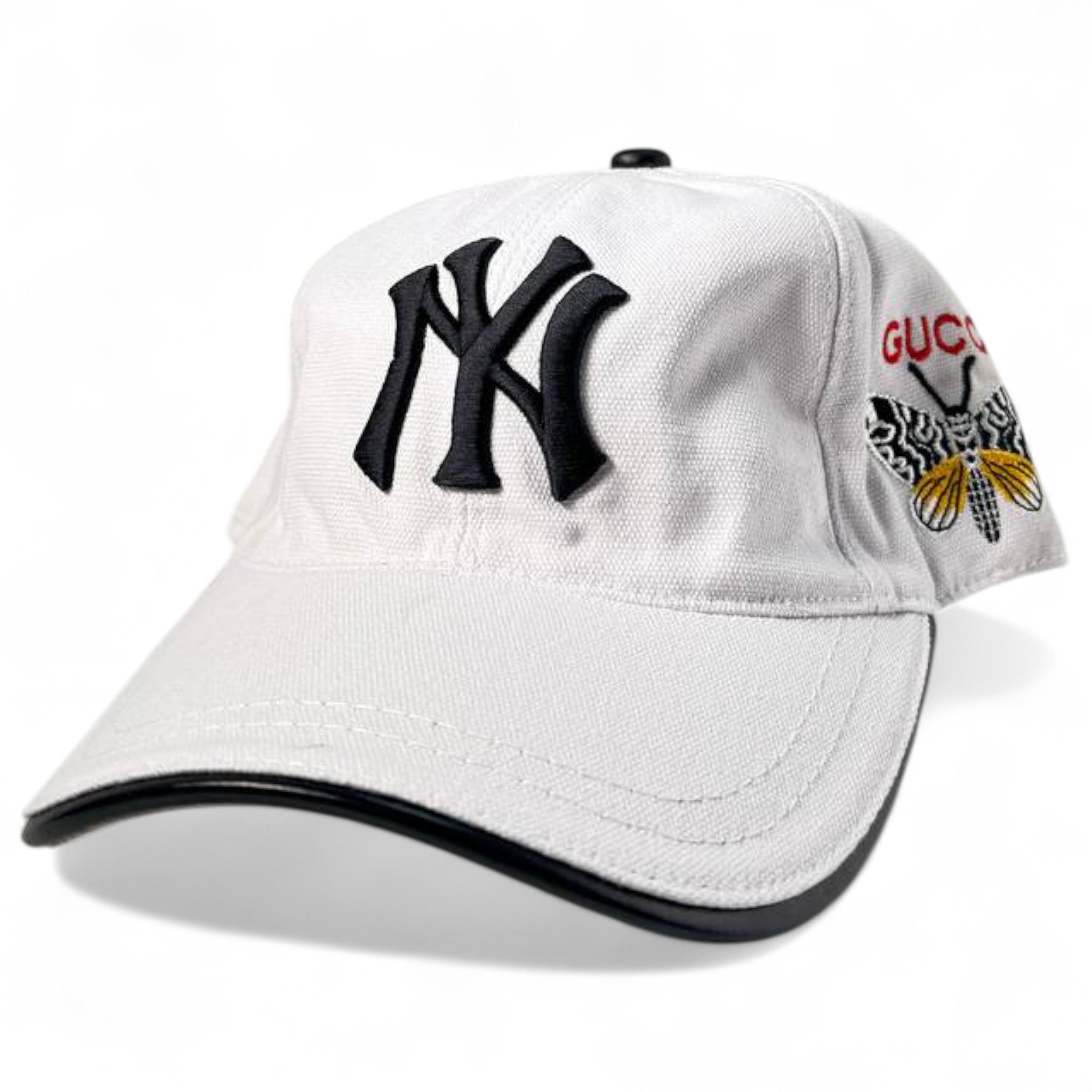 Gucci x New York Yankees White Baseball Cap – Luxury Collaboration Icon