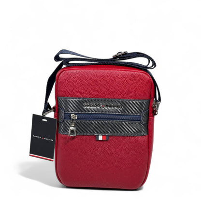 ❤️ Tommy Hilfiger Red Crossbody Bag – Bold Elegance, American Spirit
