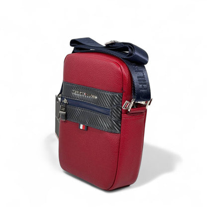 ❤️ Tommy Hilfiger Red Crossbody Bag – Bold Elegance, American Spirit